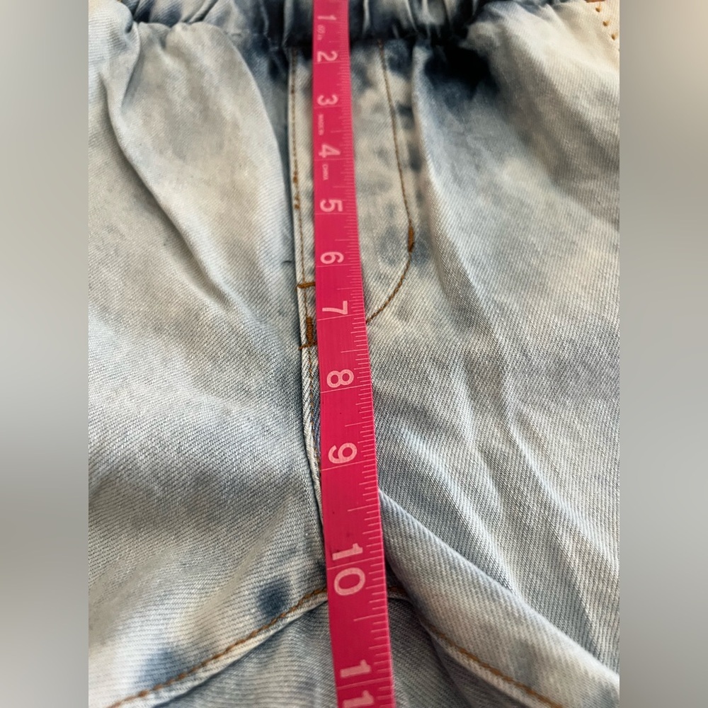 One Teaspoon Richie Denim shorts in Anarchy color size 28 AU/6 US NWT - Picture 4 of 11